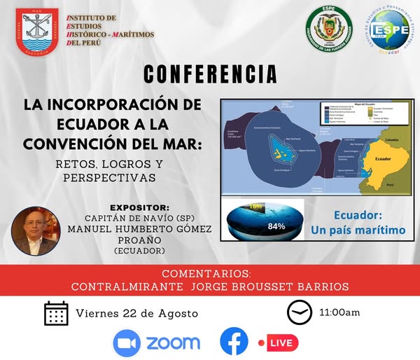 Conferencia: La incorporación de Ecuador a la Convención del Mar: Retos, logros y perspectivas