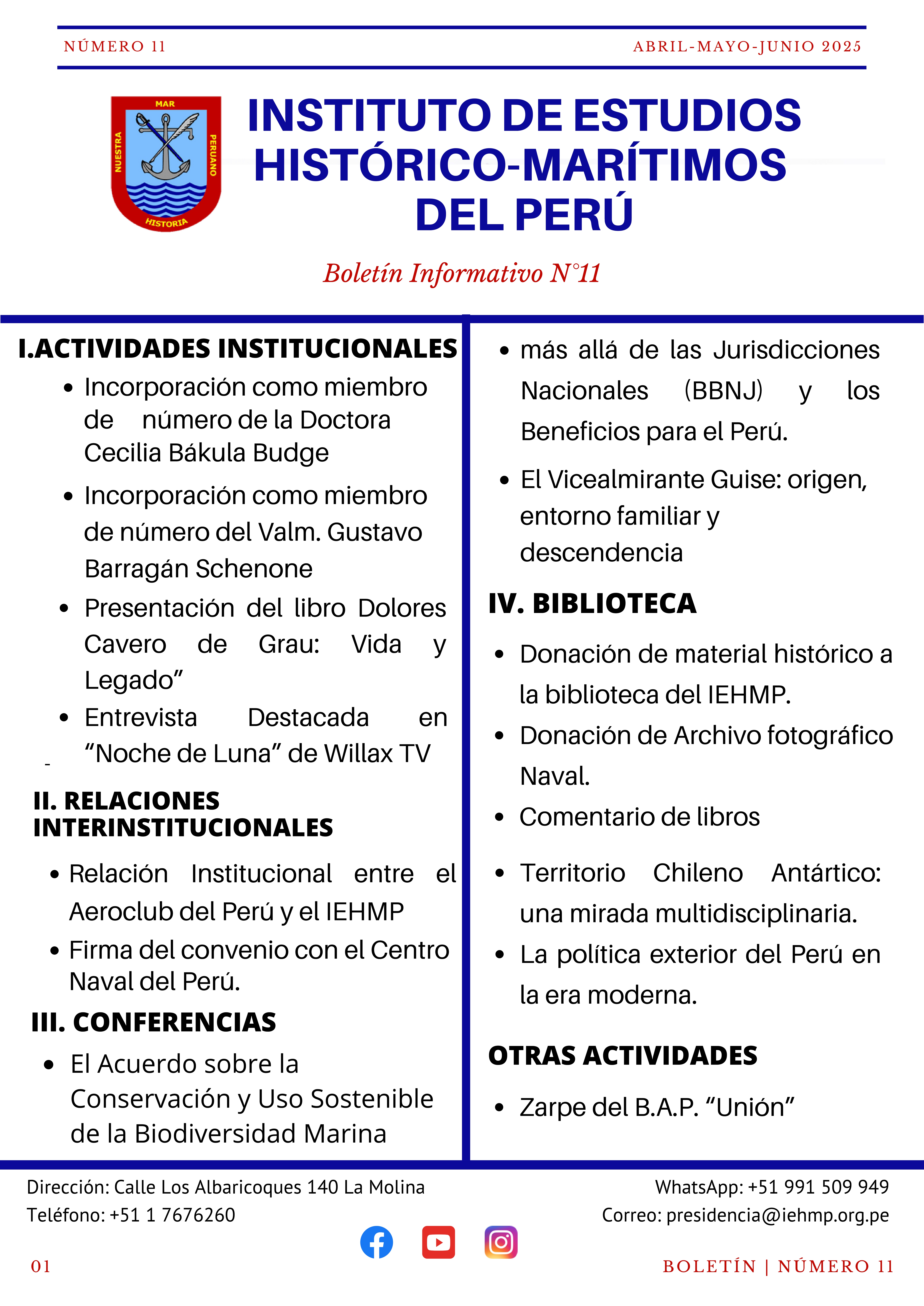 Boletín N° 11