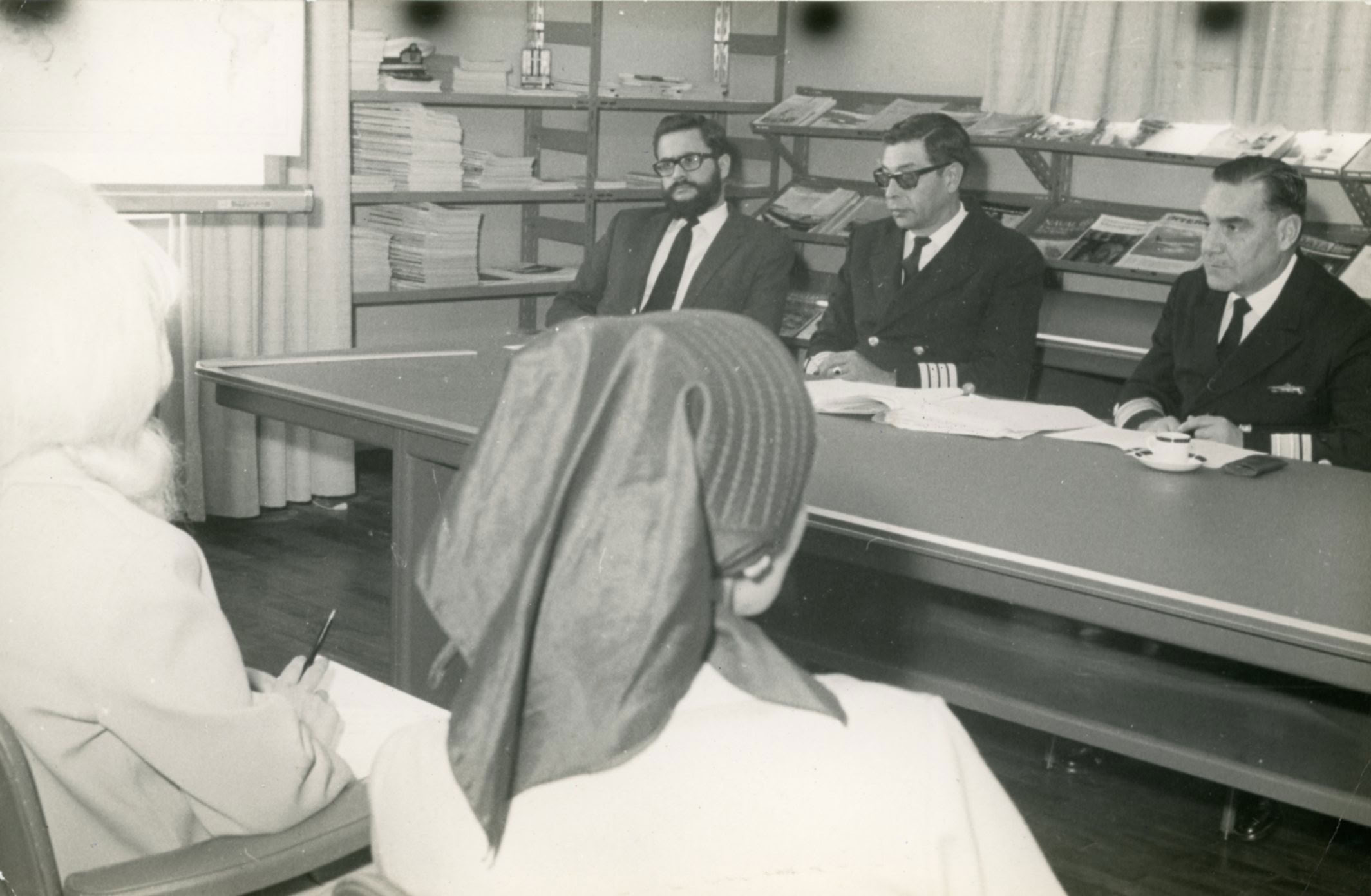 Contralmirante Federico Salmón de la Jara Presidente de la Comisión para celebrar la Semana del Mar, 7 octubre 1967
