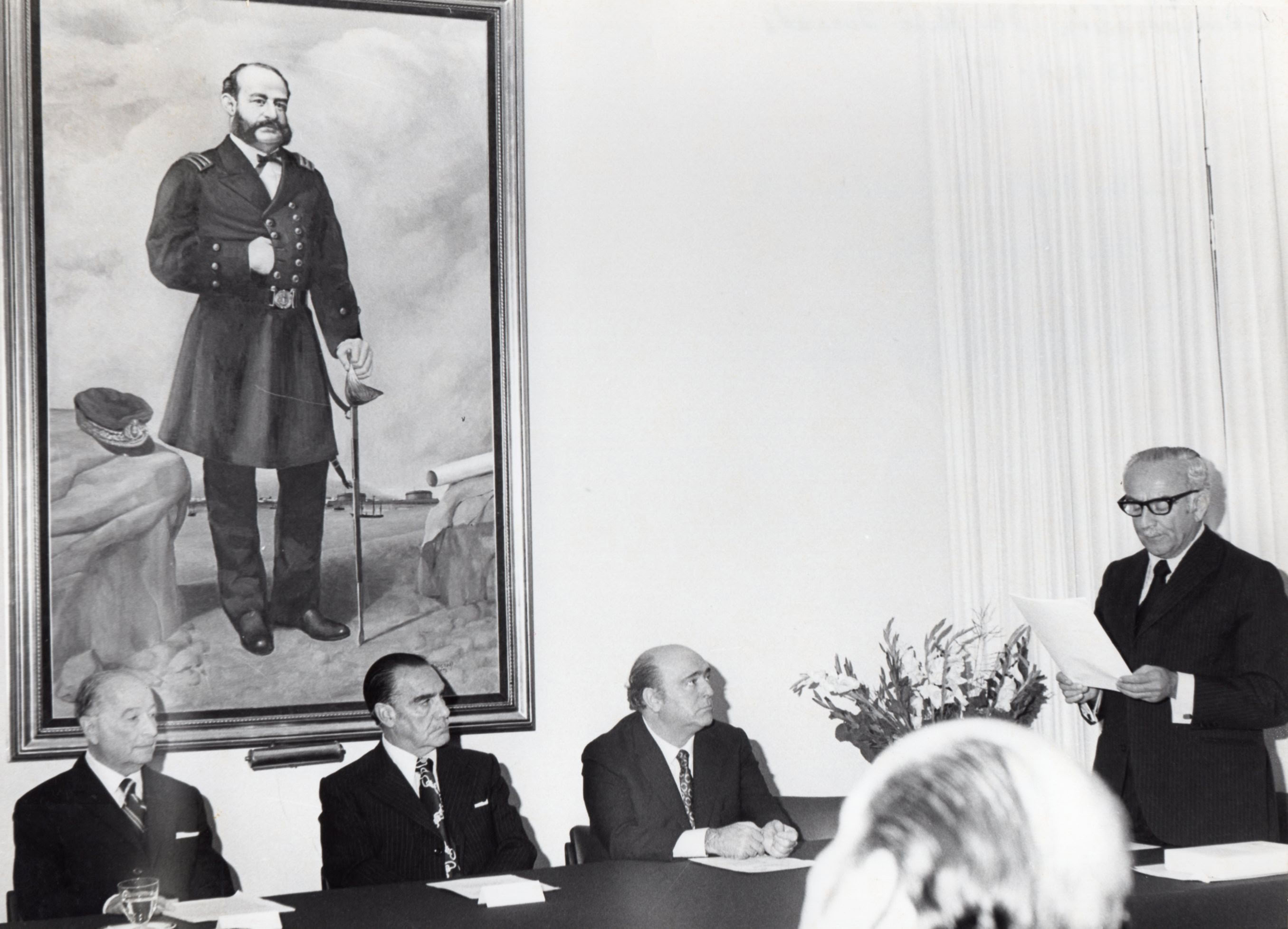 Incorporación del Dr. Aurelio Miró Quesada Sosa como Miembro de Número del IEHMP el 23 de agosto de 1976