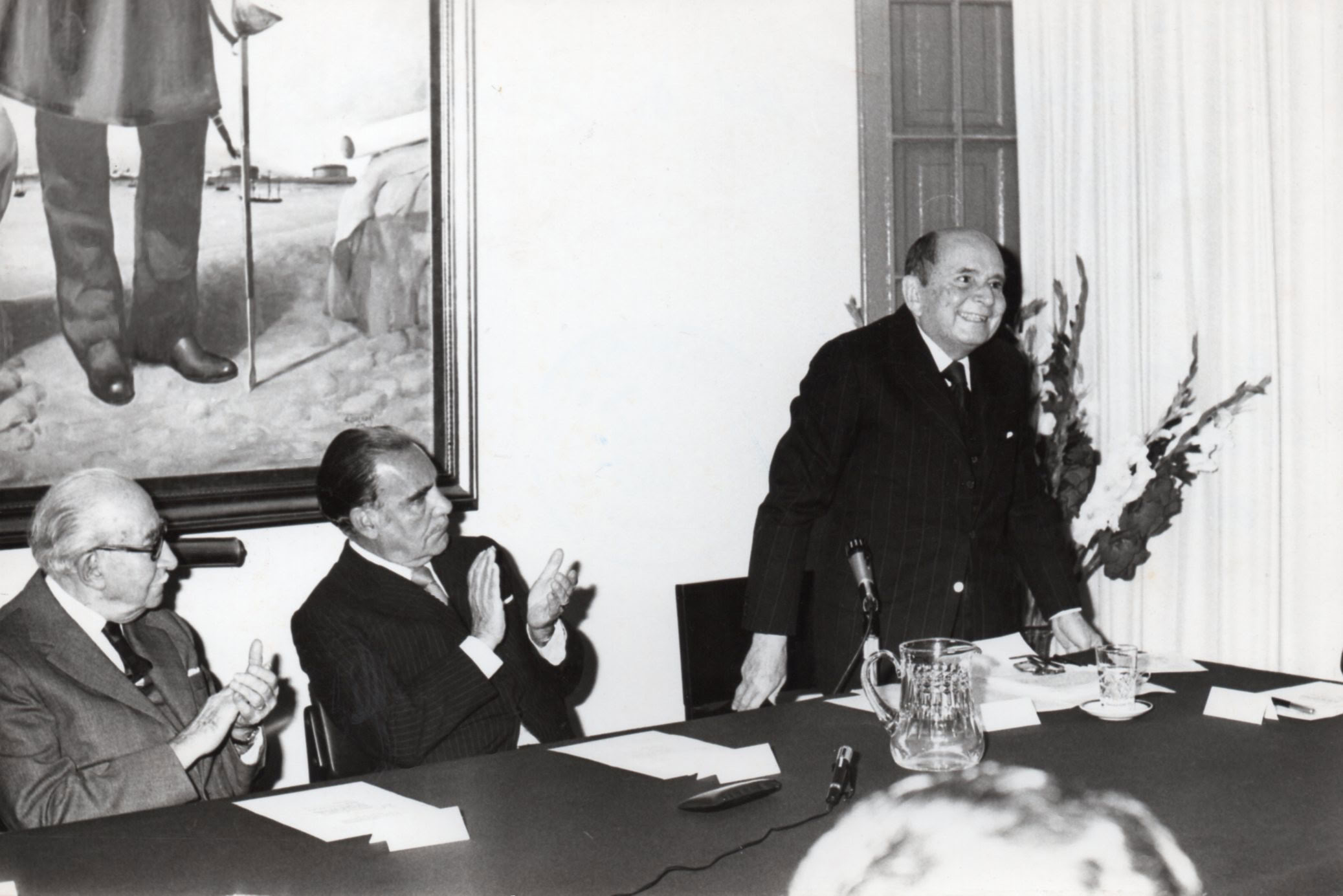 Incorporación del doctor Jorge Basadre como Miembro de Número del Instituto de Estudios Histórico Marítimos del Perú, 24 de octubre de 1977