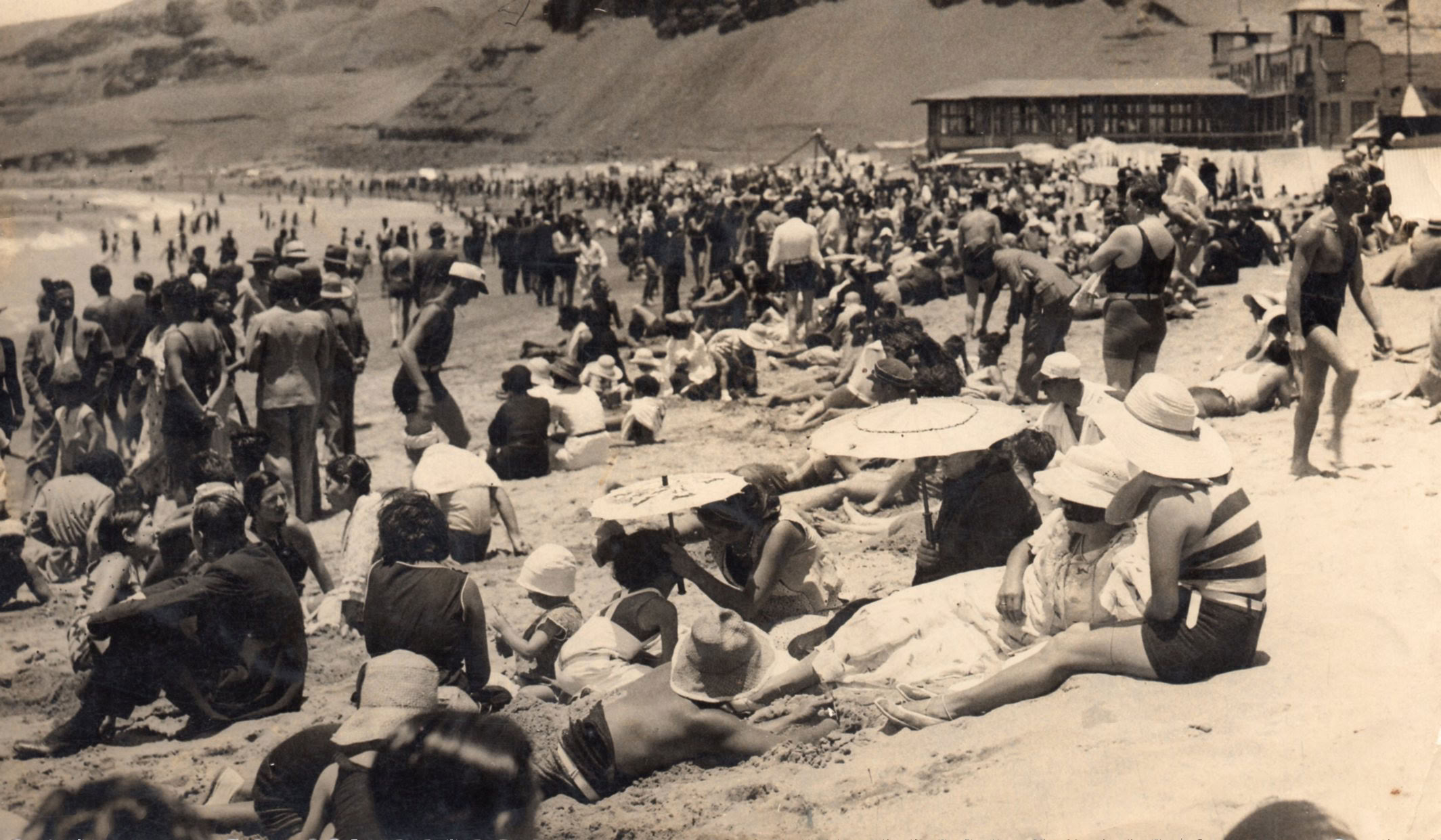 Playa La Herradura, Chorrillos, c. 1930