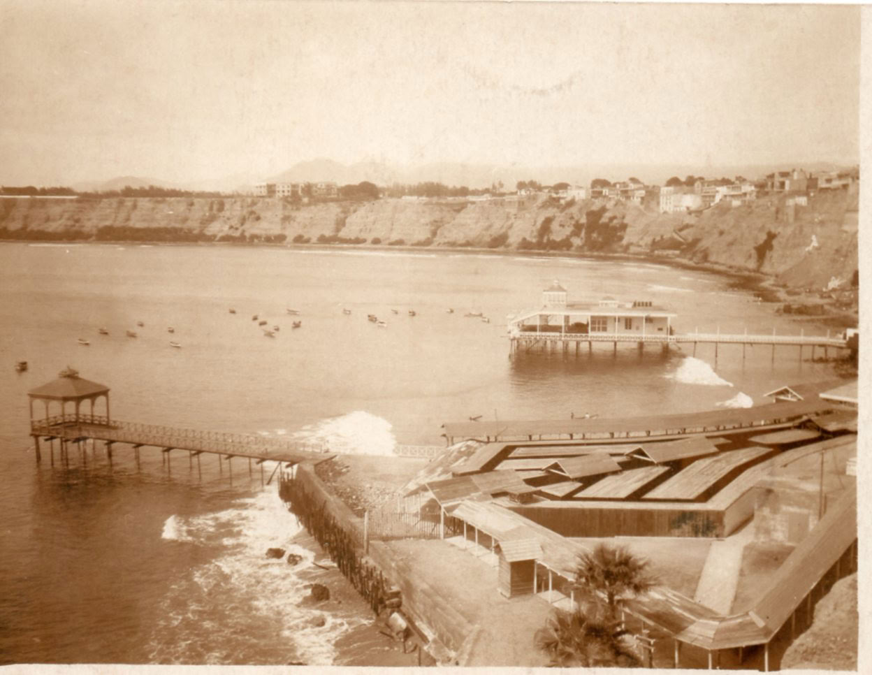 Espigón del Club Regatas Lima de Chorrillos, c. 1930