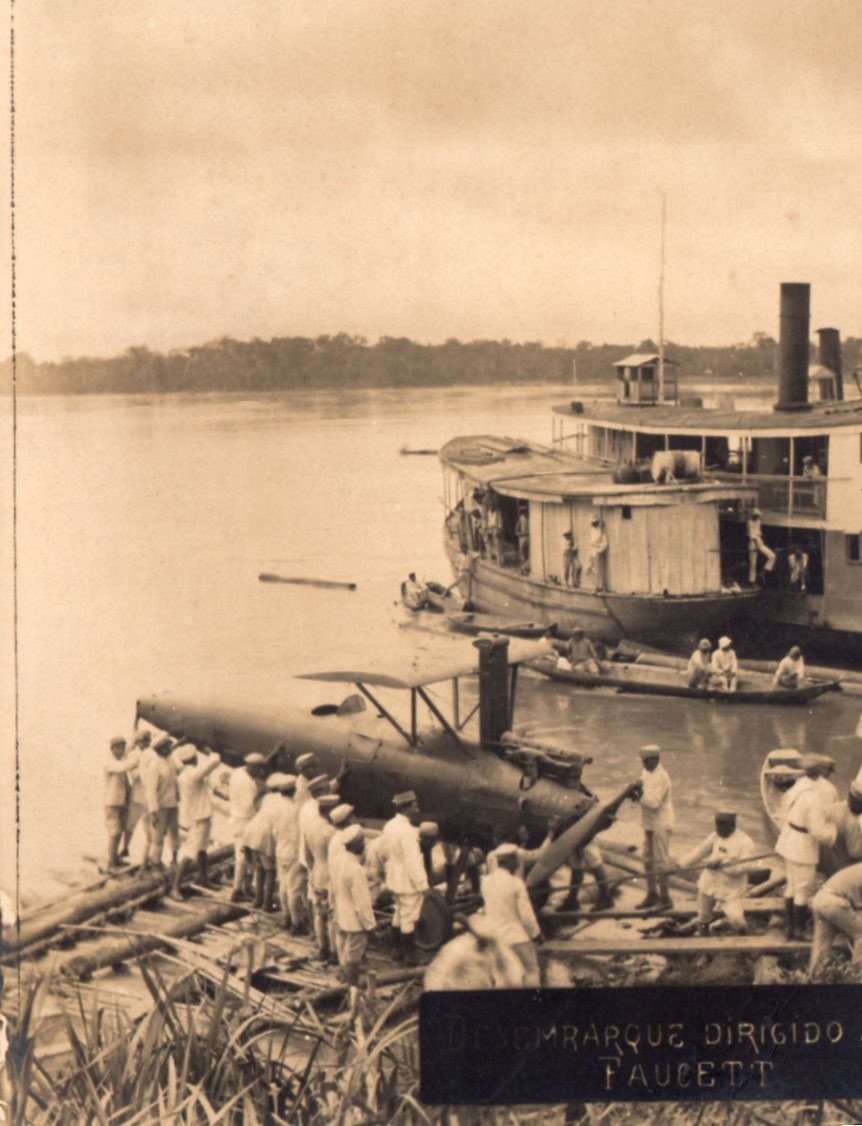Desembarque dirigido por Elmer Faucett en Iquitos, 1922