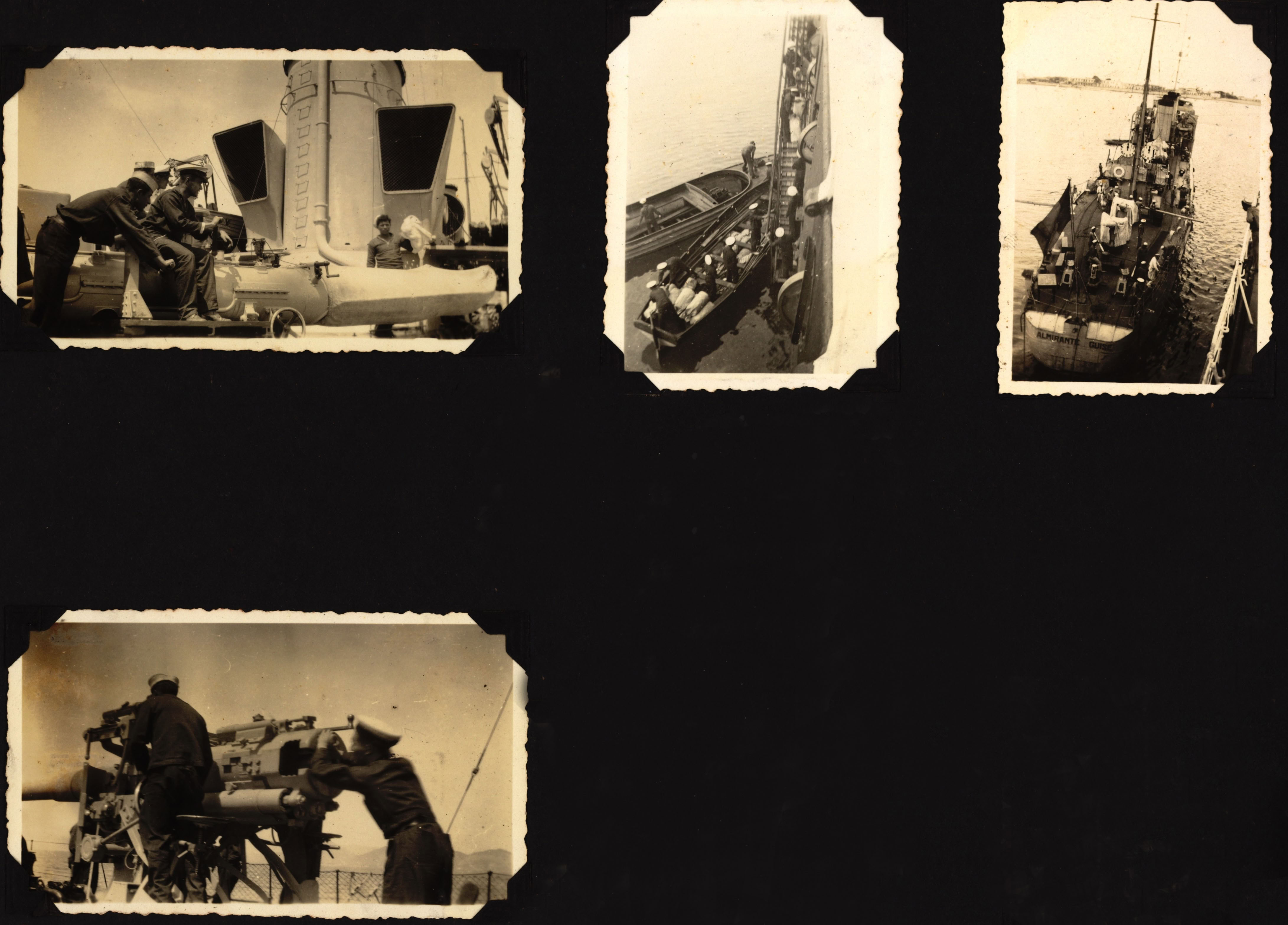 Viaje de práctica de cadetes navales, c. 1935
