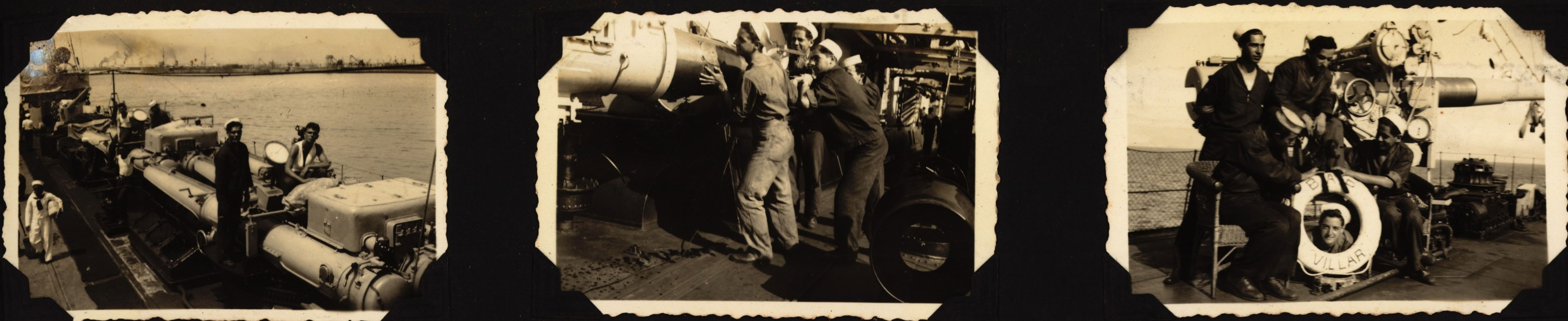 Viaje de práctica de cadetes navales, c. 1935