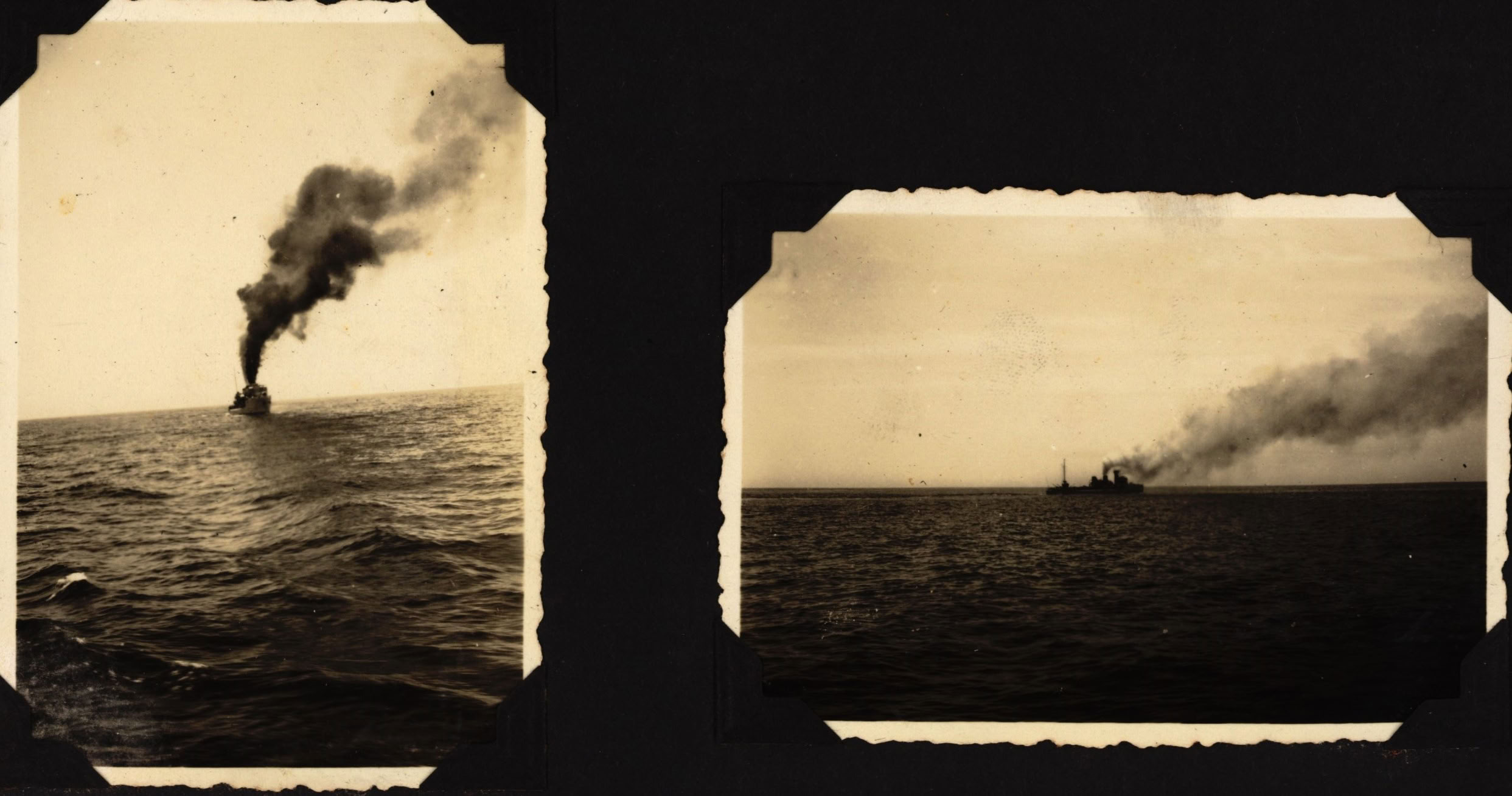Buques de la Armada Peruana navegando, C. 1935