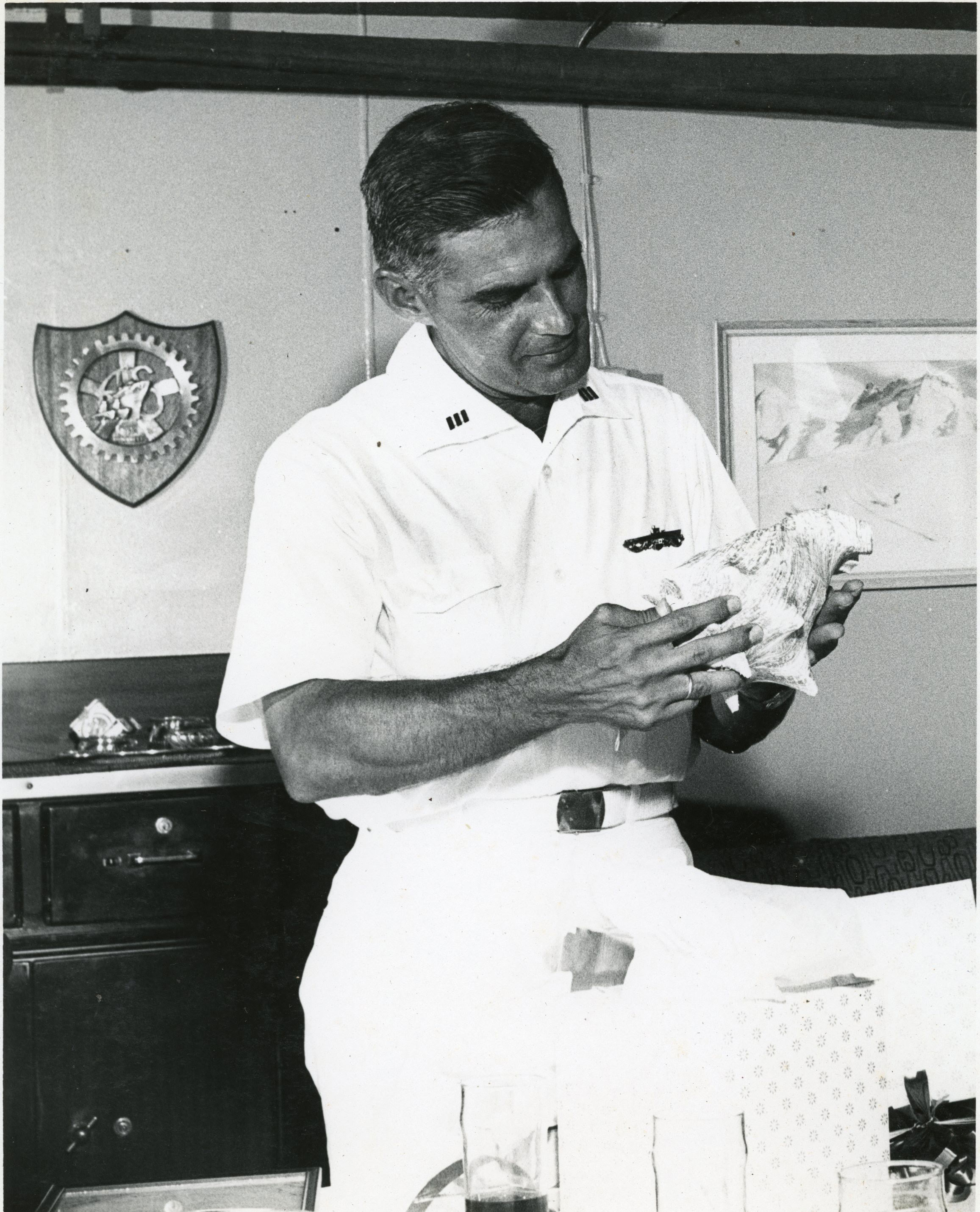 Capitán de fragata Alberto Indacochea Queirolo, 1959